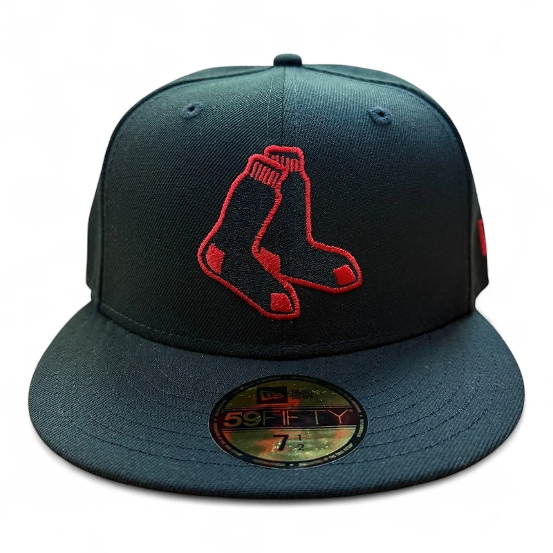 Boston Red Sox Black and with UV New Era 59FIFTY Fitted Hat