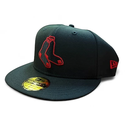 Boston Red Sox Black and with UV New Era 59FIFTY Fitted Hat