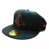 Boston Red Sox Black and with UV New Era 59FIFTY Fitted Hat