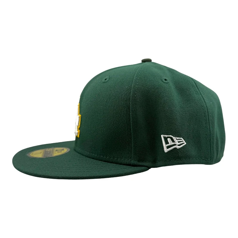 Los Angeles Dodgers Dark Green 60th Anniversary Patch Yellow UV New Era 59FIFTY Fitted Hat