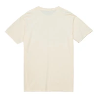 Los Angeles Dodgers Cream Basic LA Logo Mitchell & Ness T-Shirt