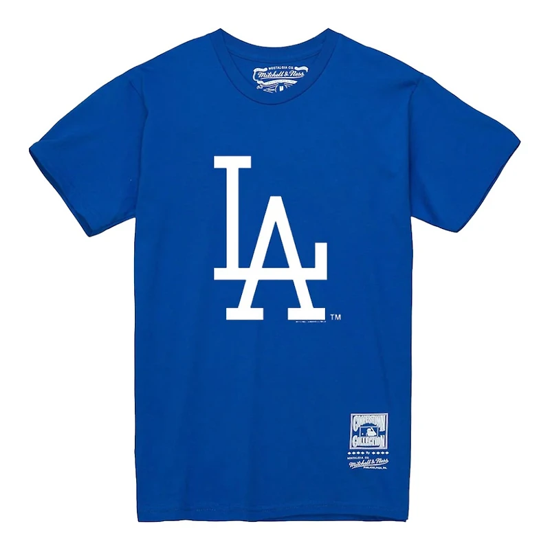 Los Angeles Dodgers Royal Blue Basic LA Logo Mitchell & Ness T-Shirt