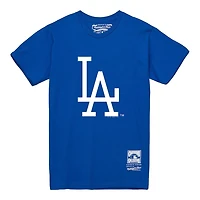 Los Angeles Dodgers Royal Blue Basic LA Logo Mitchell & Ness T-Shirt