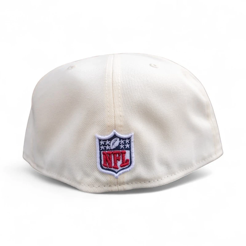 Denver Broncos Chrome Oceanside Blue 2T Leon the Lab 1996 Pro Bowl Patch Cardinal UV New Era 59FIFTY Fitted Hat