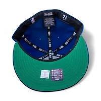 Denver Nuggets Light Royal Leon the Lab Serbia Patch Green UV New Era 59FIFTY Fitted Hat