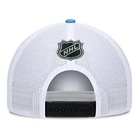 Utah Mammoth Black and White Trucker Rope Fanatics Snapback Hat