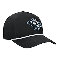 Utah Mammoth Fanatics Black Authentic Pro Rink Roper A-Frame Adjustable Hat
