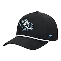 Utah Mammoth Fanatics Black Authentic Pro Rink Roper A-Frame Adjustable Hat