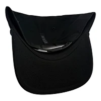 Utah Mammoth Black with Grey Wool Logo Fanatics Roper Snapback Hat