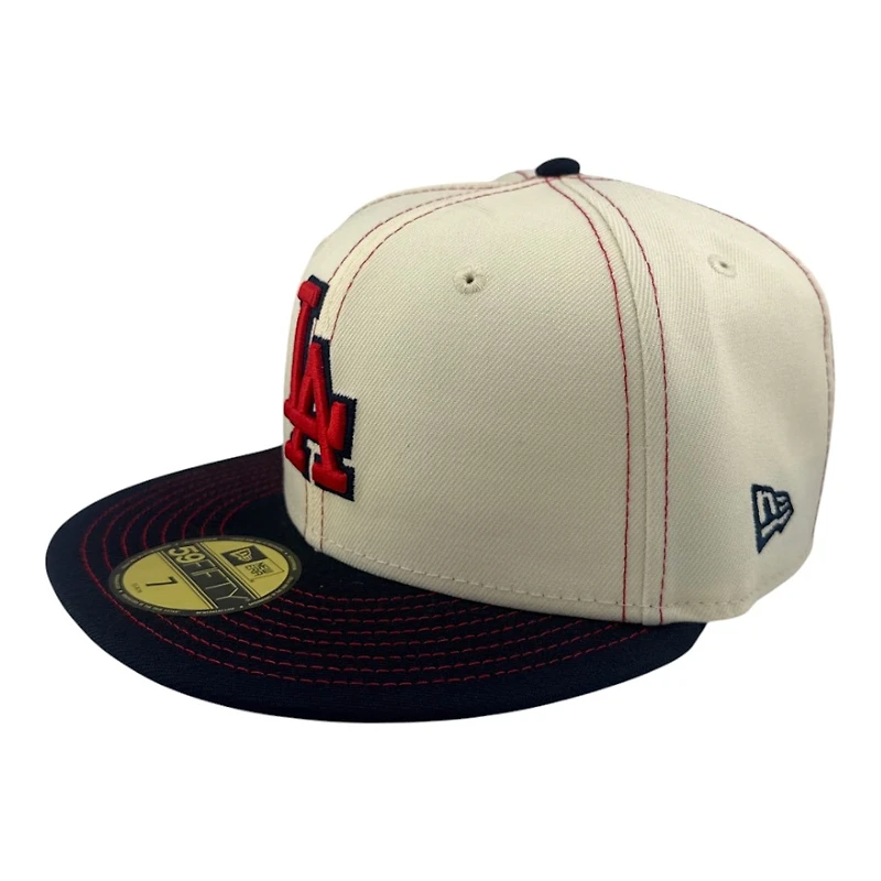Los Angeles Dodgers Chrome and Navy 2025 Tokyo Series Patch Grey UV New Era 59FIFTY Fitted Hat