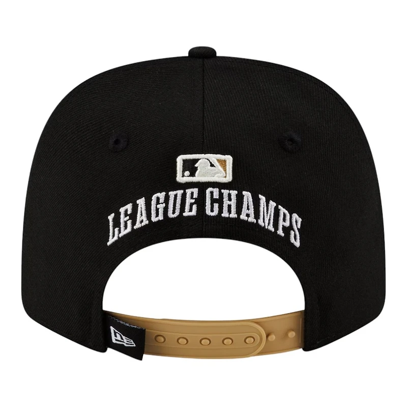 Los Angeles Dodgers Black 2025 National League Champions Locker Room New Era 9SEVENTY Adjustable Hat
