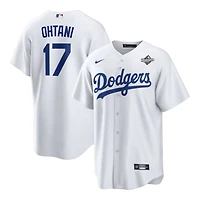 Los Angeles Dodgers Shohei Ohtani White 2025 World Series Home Nike Replica Player Jersey