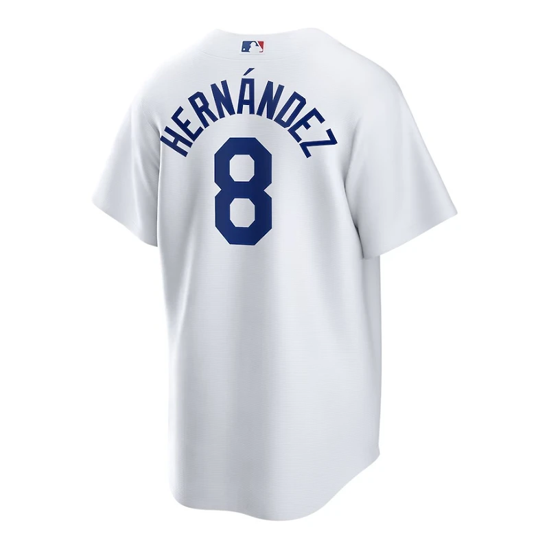 Los Angeles Dodgers Enrique "Kike" Hernández White 2025 World Series Home Nike Replica Player Jersey