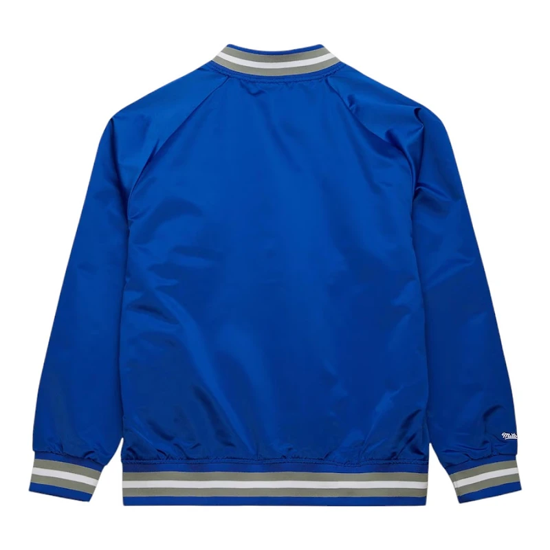 Los Angeles Dodgers Royal Blue Lightweight Satin Raglan Full-Snap Mitchell & Ness Jacket