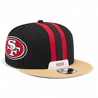 San Francisco 49ers Black and Gold Rivalry NFL Helmet Pack New Era 9FIFTY Snapback Hat