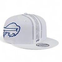 Buffalo Bills Light Gray and White Rivalry NFL Helmet Pack New Era 9FIFTY Snapback Hat