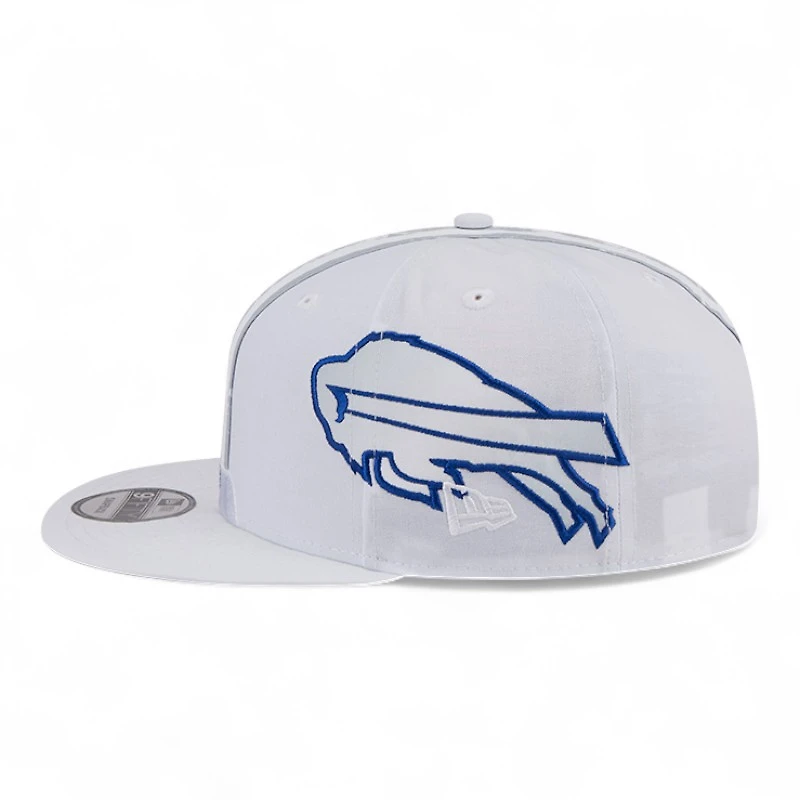 Buffalo Bills Light Gray and White Rivalry NFL Helmet Pack New Era 9FIFTY Snapback Hat