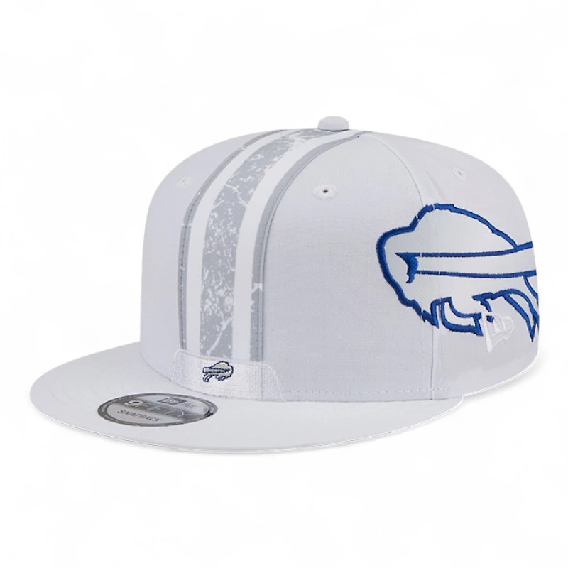 Buffalo Bills Light Gray and White Rivalry NFL Helmet Pack New Era 9FIFTY Snapback Hat