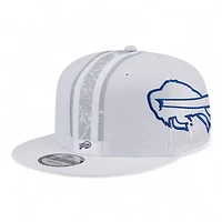 Buffalo Bills Light Gray and White Rivalry NFL Helmet Pack New Era 9FIFTY Snapback Hat