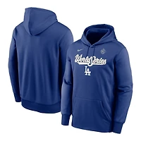 Los Angeles Dodgers Royal Nike 2025 World Series Authentic Collection Therma Fleece Hoodie