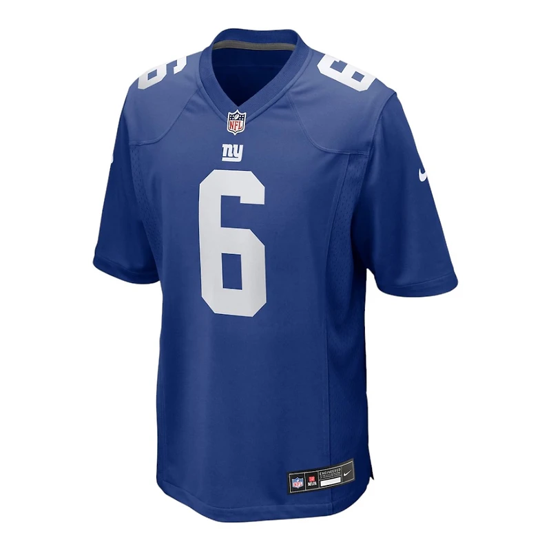 New York Giants Jaxson Dart Royal Blue Home Nike Game Jersey