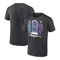 Los Angeles Charcoal Dodgers vs Toronto Blue Jays Changeup Matchup T-Shirt