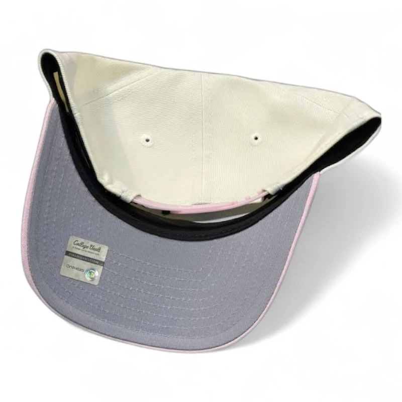 Tennessee Volunteers Chrome and Light Pink 100 Years Patch New Era 9FIFTY A-Frame Snapback Hat