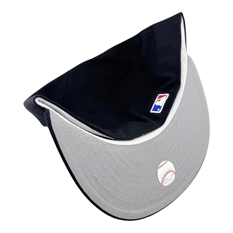 Los Angeles Dodgers Navy Sneaky Two Tone 8x WS Champs Patch Grey UV New Era 59FIFTY Fitted Hat