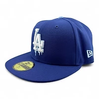 Los Angeles Dodgers Royal Blue "Bleed Blue" 40th Anniversary Patch Icy UV New Era 59FIFTY Fitted Hat