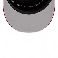 Houston Rockets Red and White Tip Off NBA 59FIFTY Split Panel New Era Fitted Hat