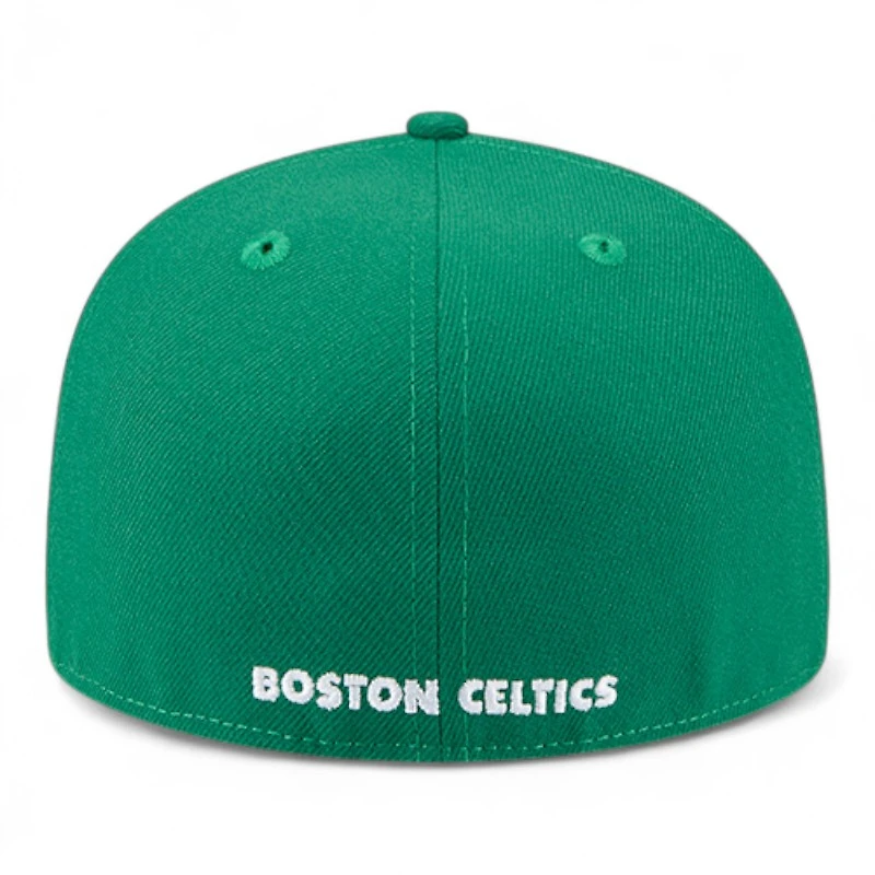 Boston Celtics Green and White Tip Off NBA 59FIFTY Split Panel New Era Fitted Hat
