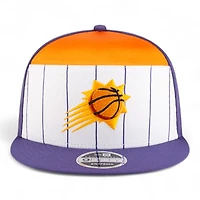 Youth Phoenix Suns Purple and White NBA Tip Off New Era 9FIFTY Split Panel Snapback Adjustable Hat