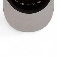 Houston Rockets Red and White NBA Tip Off New Era 9FIFTY Split Panel Snapback Adjustable Hat