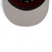 Chicago Bulls Red and White NBA Tip Off New Era 9FIFTY Split Panel Snapback Adjustable Hat