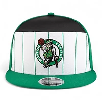 Youth Boston Celtics Green and White NBA Tip Off New Era 9FIFTY Split Panel Snapback Adjustable Hat