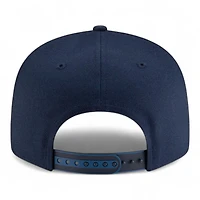 Youth Minnesota Timberwolves Navy and White NBA Tip Off New Era 9FIFTY Split Panel Snapback Adjustable Hat