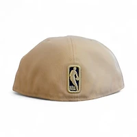 Denver Nuggets Vegas Gold Oceanside 2T Blue Leon the Lab Aaron Gordon Patch Grey UV New Era 59FIFTY Fitted Hat