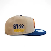 Denver Nuggets Vegas Gold Oceanside 2T Blue Leon the Lab Jamal Murray Patch Grey UV New Era 59FIFTY Fitted Hat