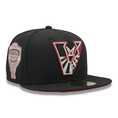 Arizona Diamondbacks Black and Red 1998 Inaugural Patch UV New Era 59FIFTY Fitted Hat
