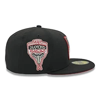 Arizona Diamondbacks Black and Red 1998 Inaugural Patch UV New Era 59FIFTY Fitted Hat