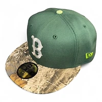Boston Red Sox Dark Green and Realtree 1999 ASG Patch Kelly UV New Era 59FIFTY Fitted Hat
