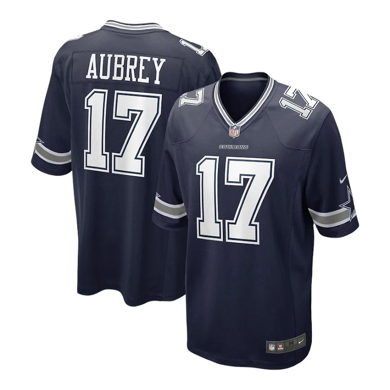 Dallas Cowboys Brandon Aubrey Nike Navy Game Player Jersey
