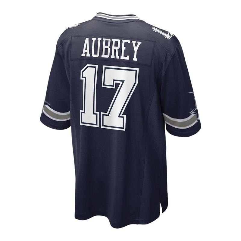 Dallas Cowboys Brandon Aubrey Nike Navy Game Player Jersey