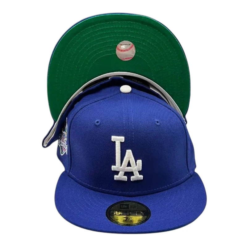 Los Angeles Dodgers Royal Blue "Para Mi Gente" Viva Patch Green UV New Era 59FIFTY Fitted Hat