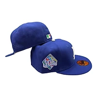 Los Angeles Dodgers Royal Blue "Para Mi Gente" Viva Patch Green UV New Era 59FIFTY Fitted Hat