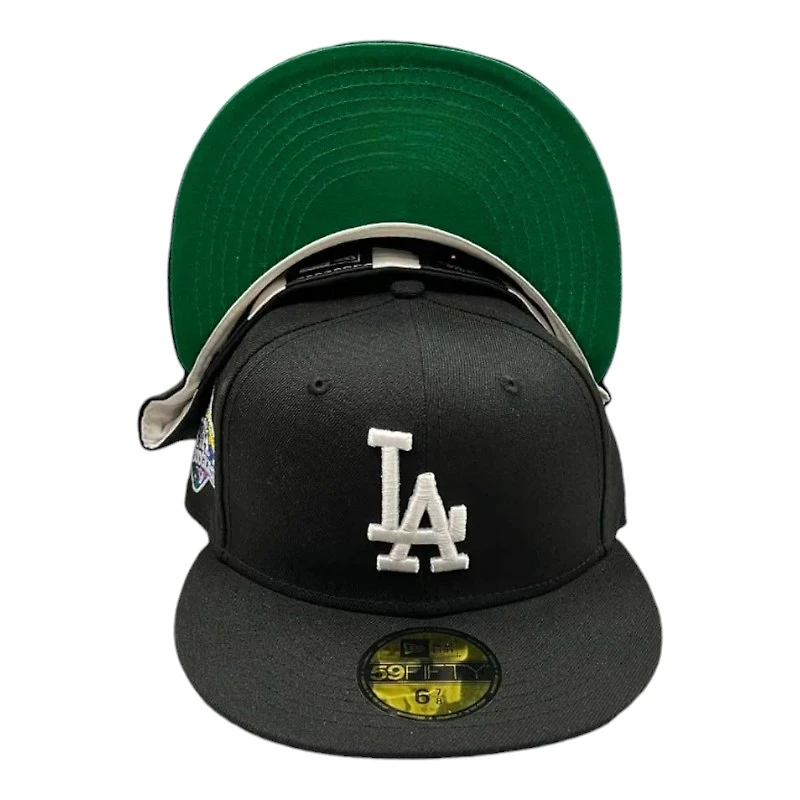 Los Angeles Dodgers Black "Para Mi Gente" Viva Patch Green UV New Era 59FIFTY Fitted Hat