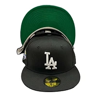 Los Angeles Dodgers Black "Para Mi Gente" Viva Patch Green UV New Era 59FIFTY Fitted Hat