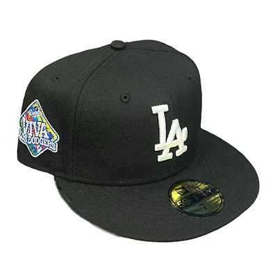 Los Angeles Dodgers Black "Para Mi Gente" Viva Patch Green UV New Era 59FIFTY Fitted Hat