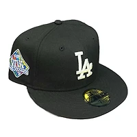 Los Angeles Dodgers Black "Para Mi Gente" Viva Patch Green UV New Era 59FIFTY Fitted Hat