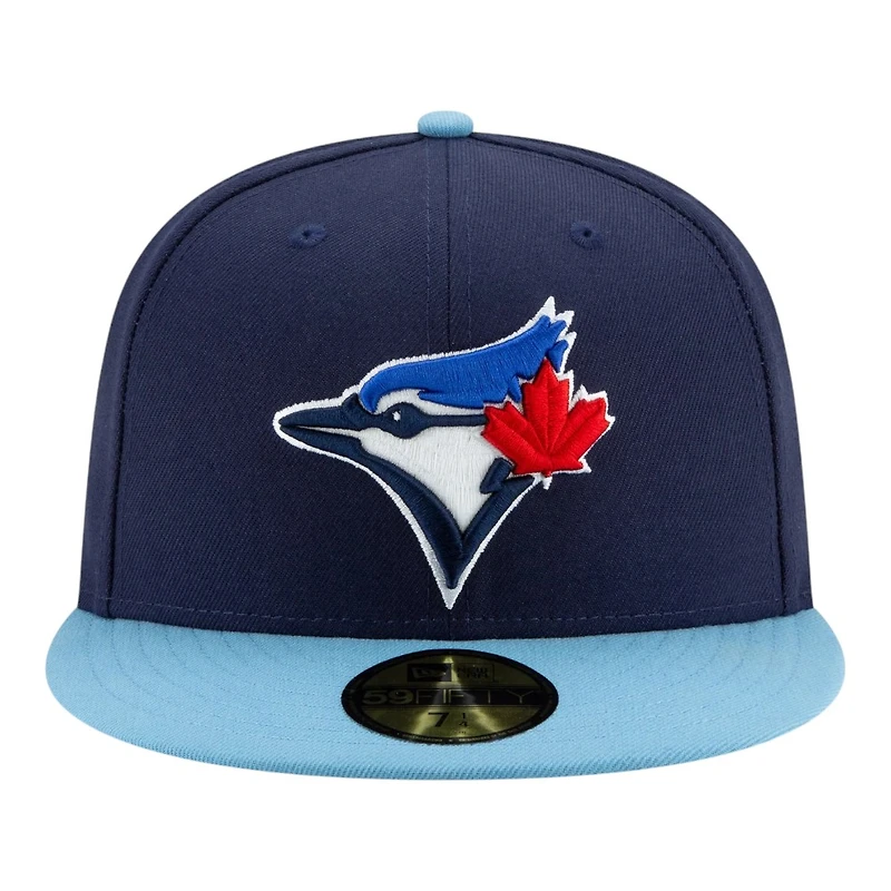 Toronto Blue Jays Navy and Powder 2025 World Series Patch New Era 59FIFTY Fitted Hat
